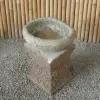  Product image 8 of the product “Balinese Set Stand with pot, made of cement, Total Height 60cm. The Pot has a Dia. of about 40cm with a height of 16cm. The stand has a width of 35 cm and a height of 45cm ”